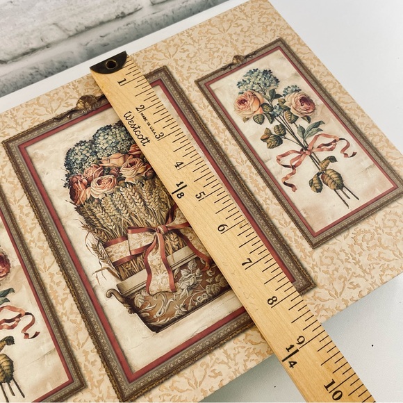 Keepsakes/Memory/Jewelry Box Country French Cottage Floral Rectangular 12.5 x 9 - Picture 15 of 16